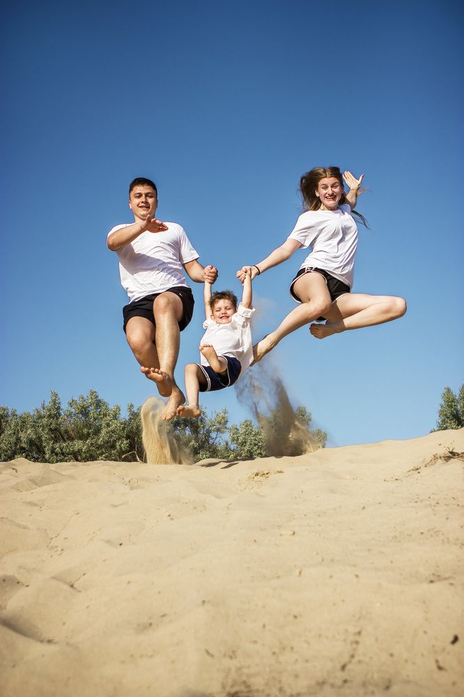 Семейный полёт...