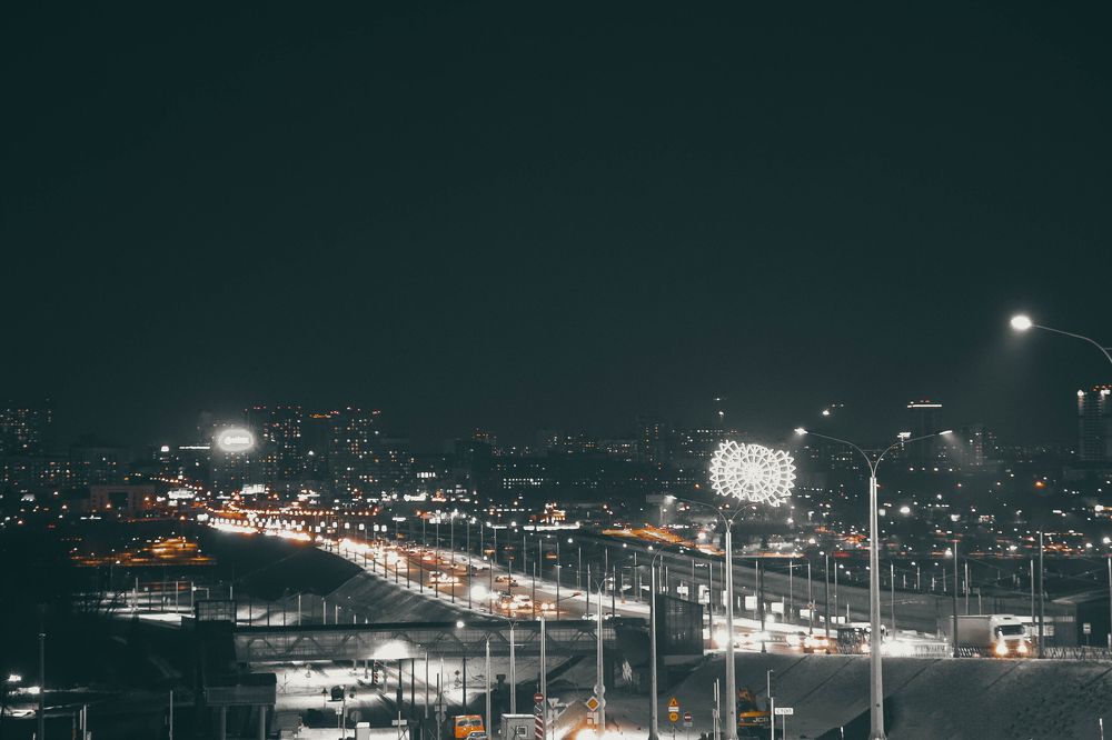 Ночные огни города N
