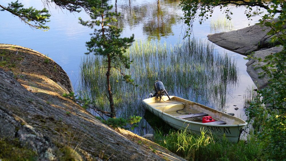 На Ладожском озере
