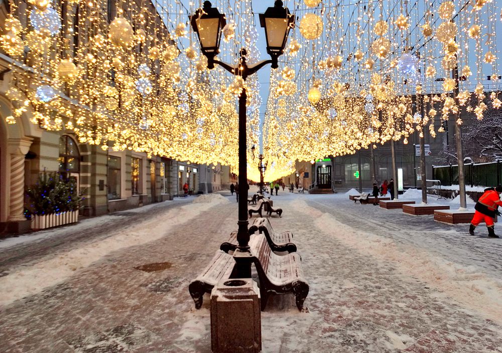 Ночная улица города