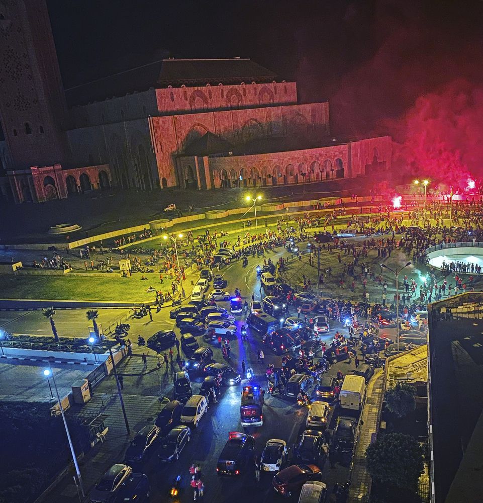 Moroccan football fan