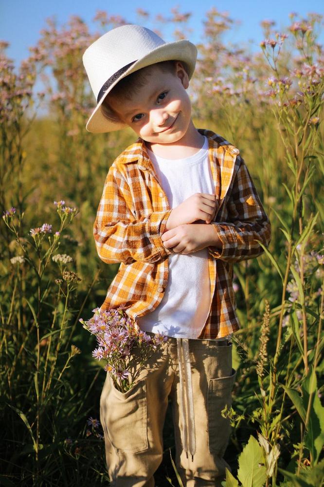 Сынок Михаил Тимофеевич.Летний портрет.