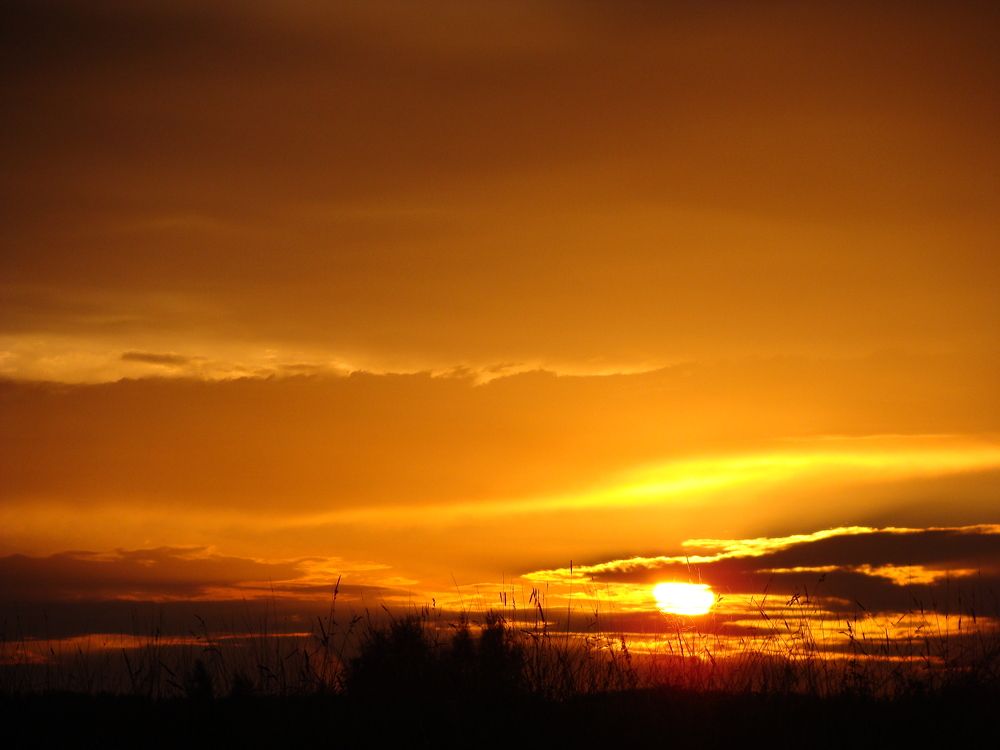 Закат после грозы