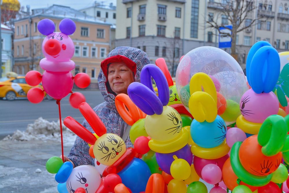 Продавец шариков