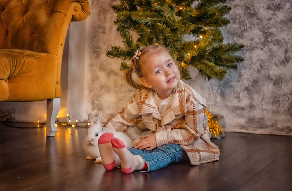 Девочка с кроликом