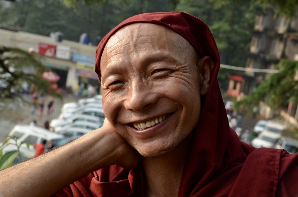 Monk's smile