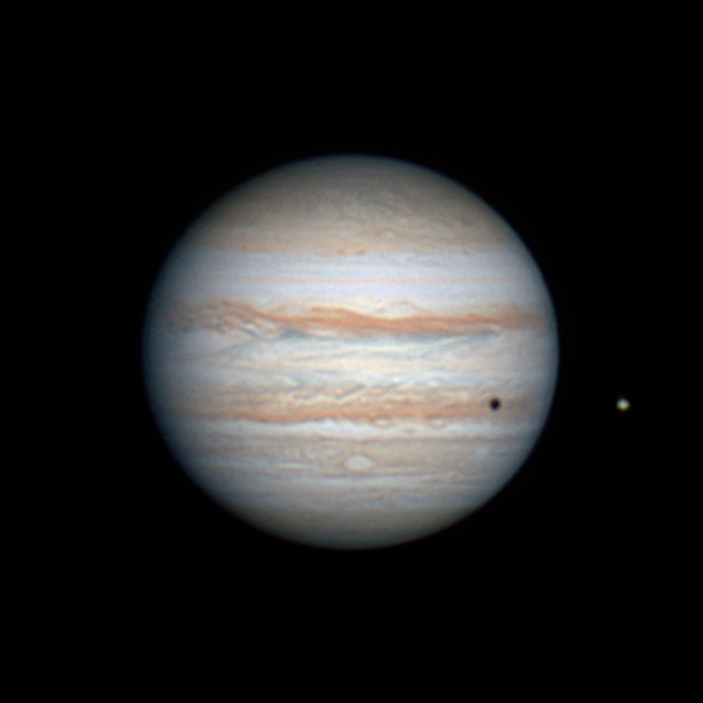 Юпитер через телескоп