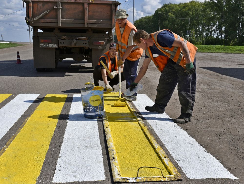 Дорожники за работой