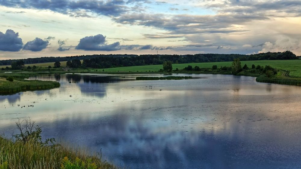 Летний вечер в деревне
