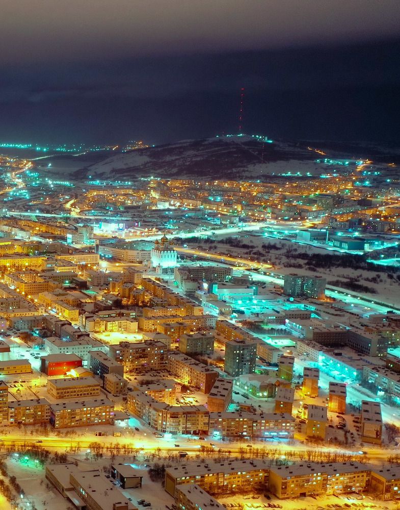 Ночной Магадан