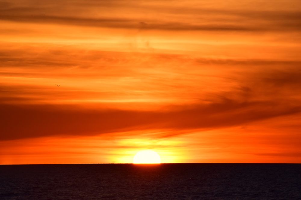 Заход солнца