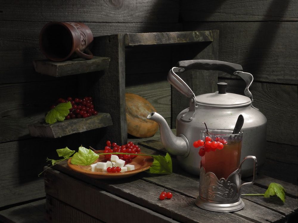 Чай с калиной.