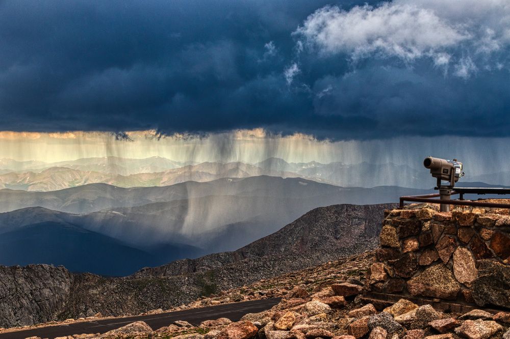 Дождь в горах