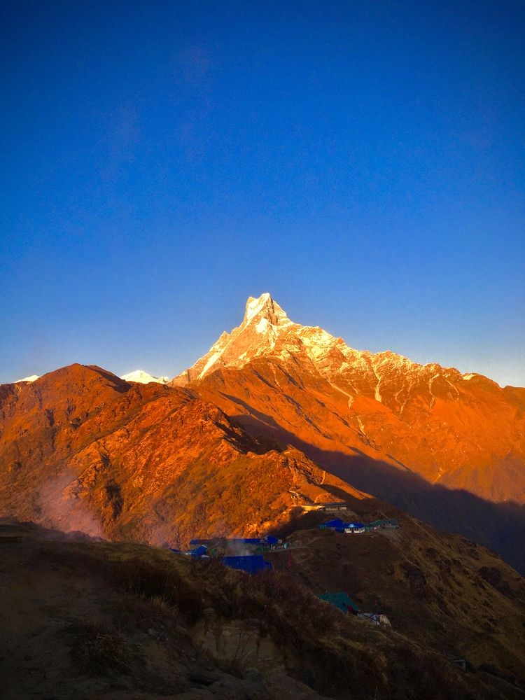 Machhapuchre Mountain #mobilephotography
