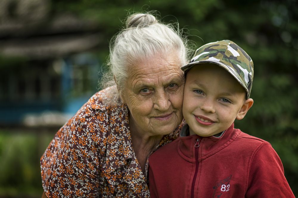 В деревне у бабушки