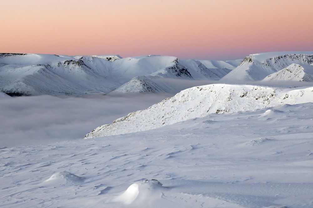 вечер в горах