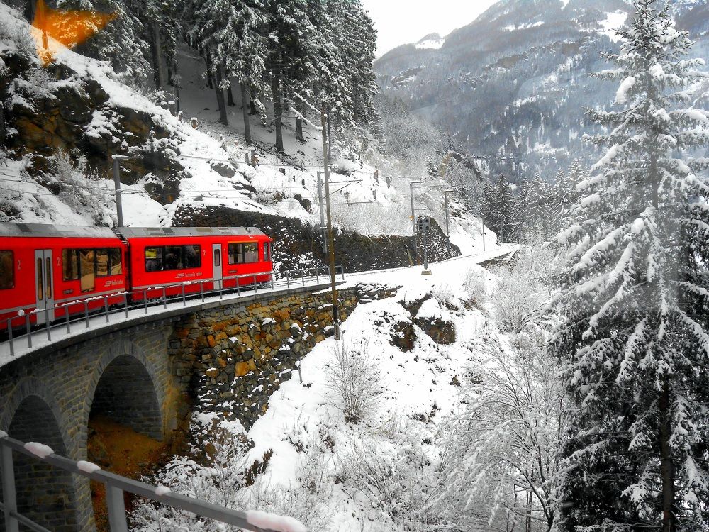 Glacier express. Switzerland