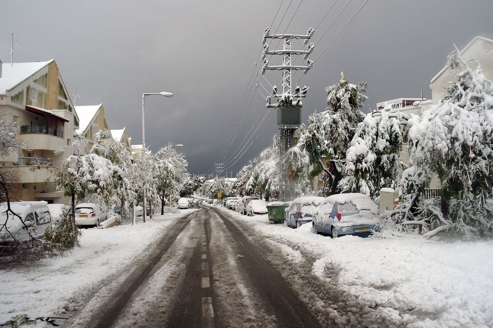 Городская зима