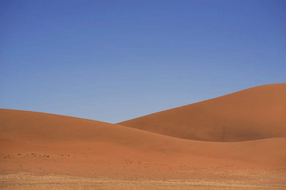 Endless red dunes of Namib