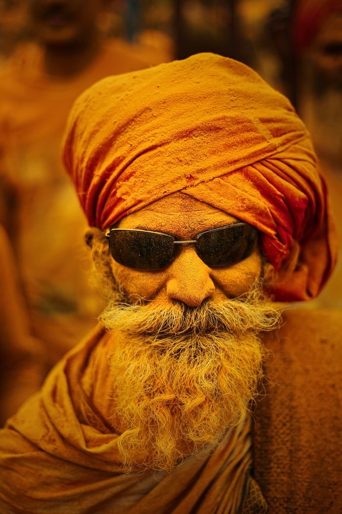 Yellow street potrait