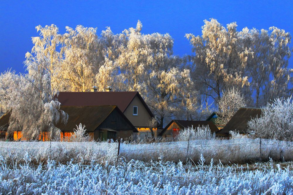 Зимний день.