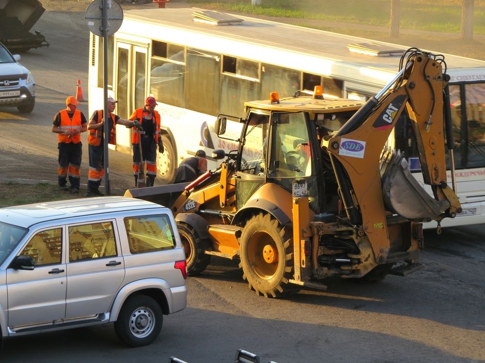 Ремонт дороги