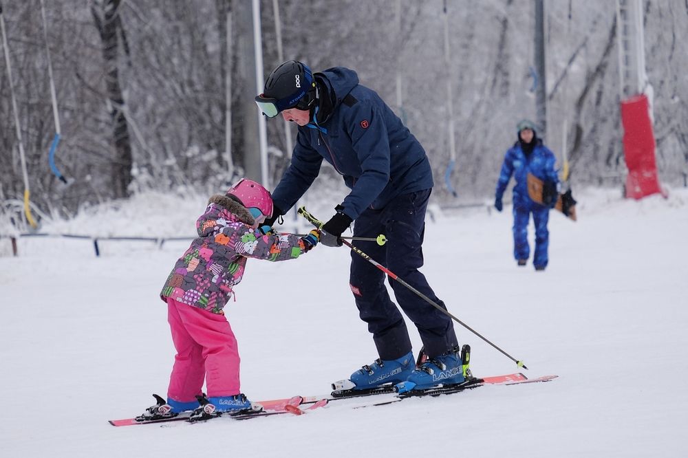 Малышка на склоне