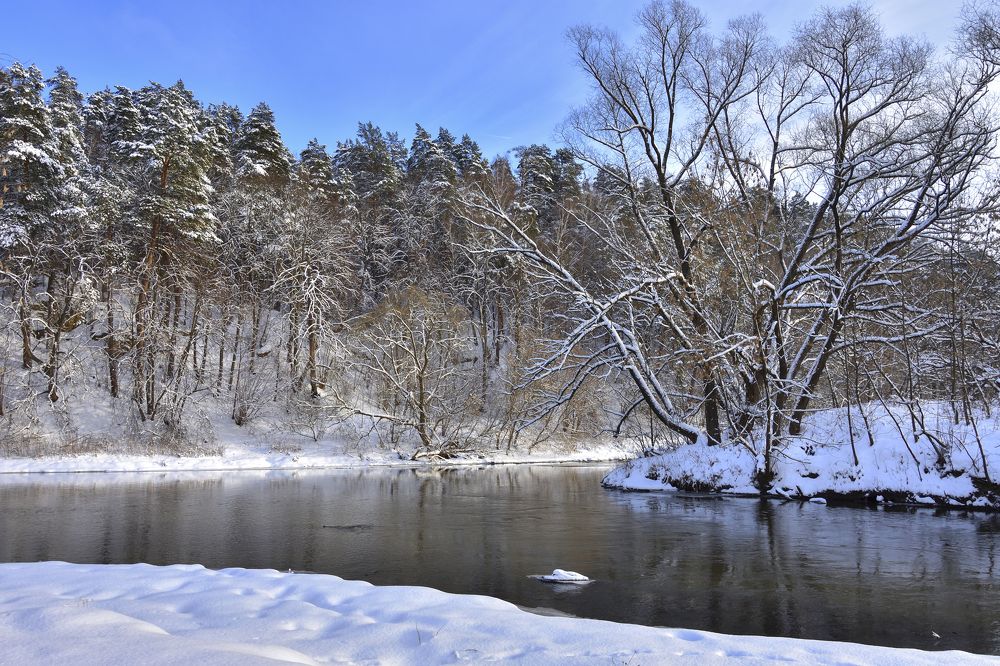 Зимой у речки.