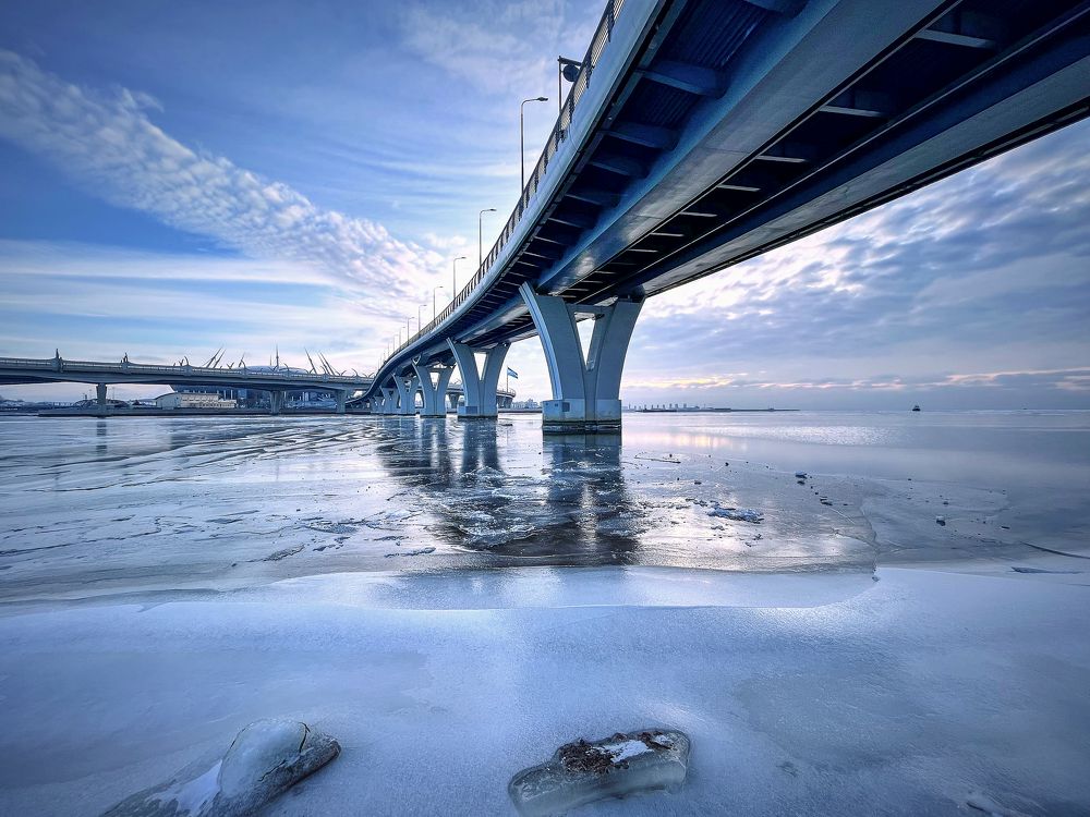 Молодой лёд на Неве