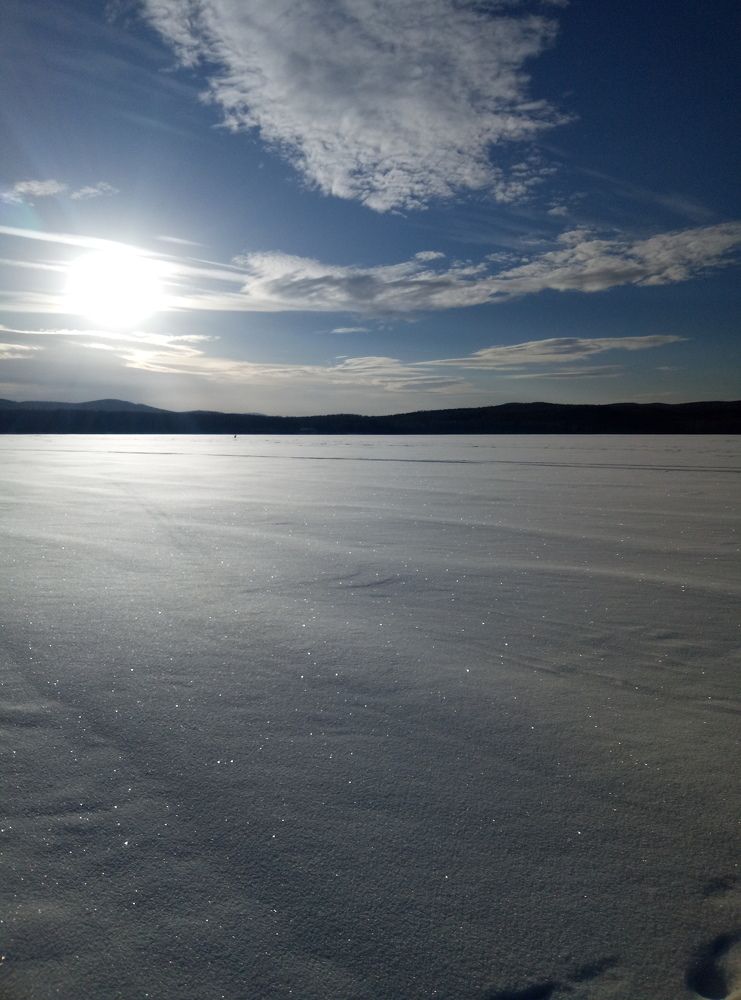 Зимняя пустыня!