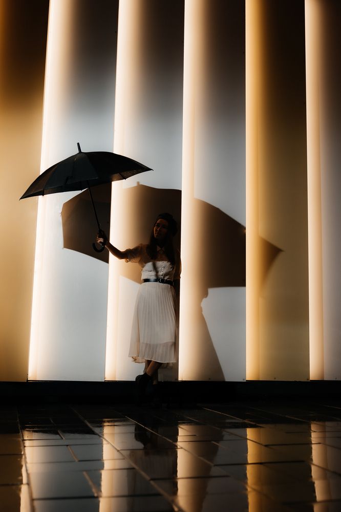 one rainy evening...