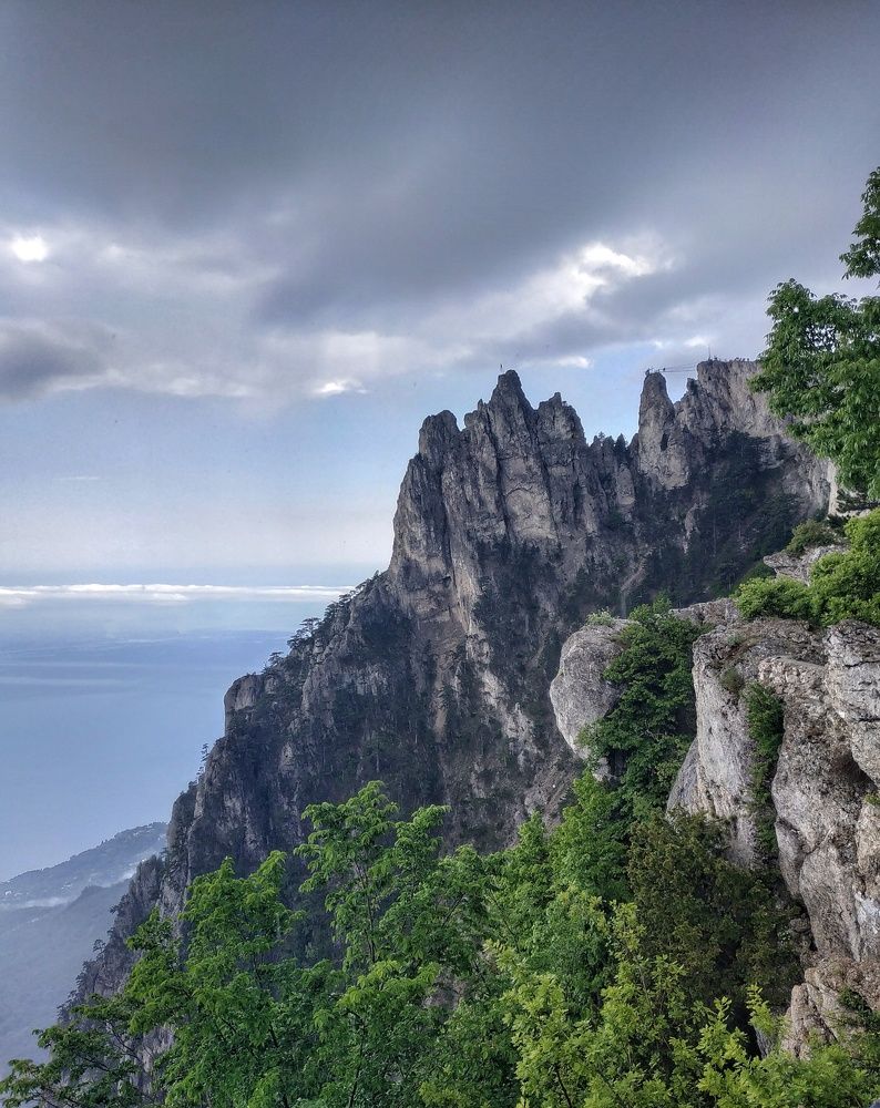 Ai-Petri peak after rain