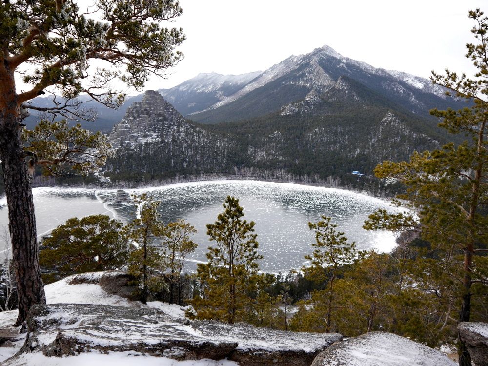 Зимнее Боровское озеро Аулиеколь
