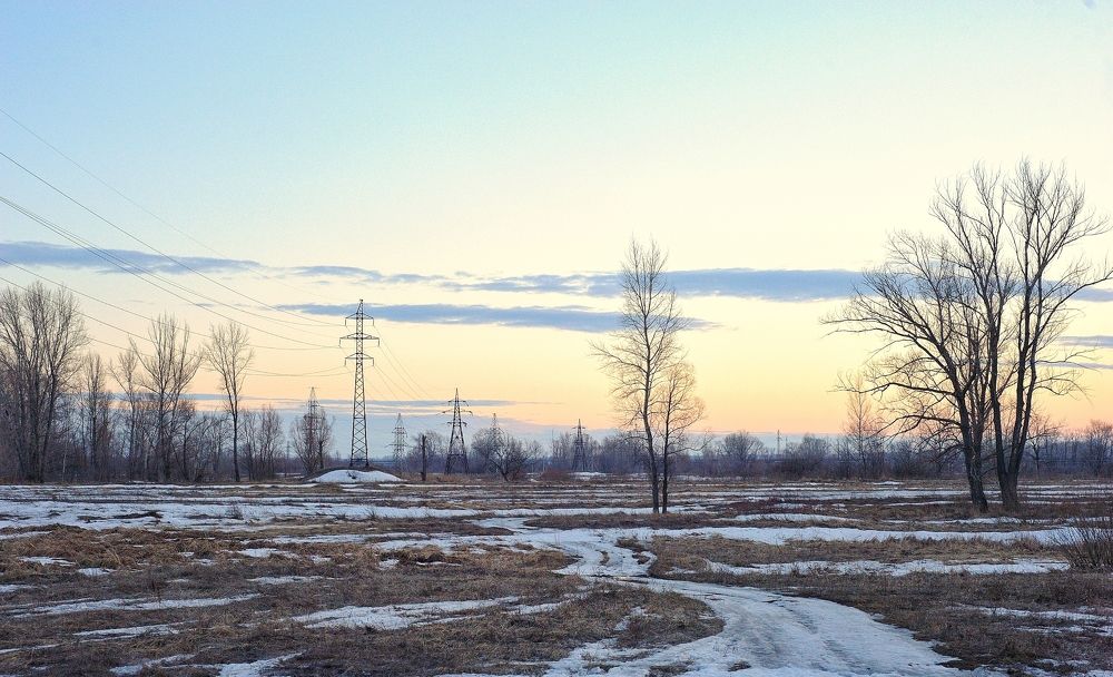 Последний снег в лугах