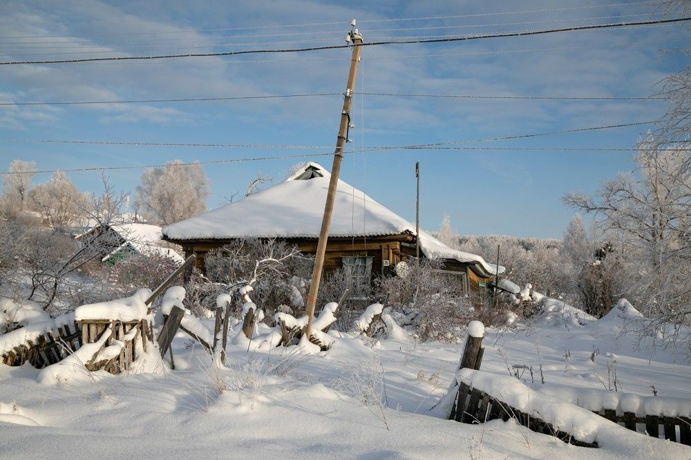 Сельская жизнь. Зима.