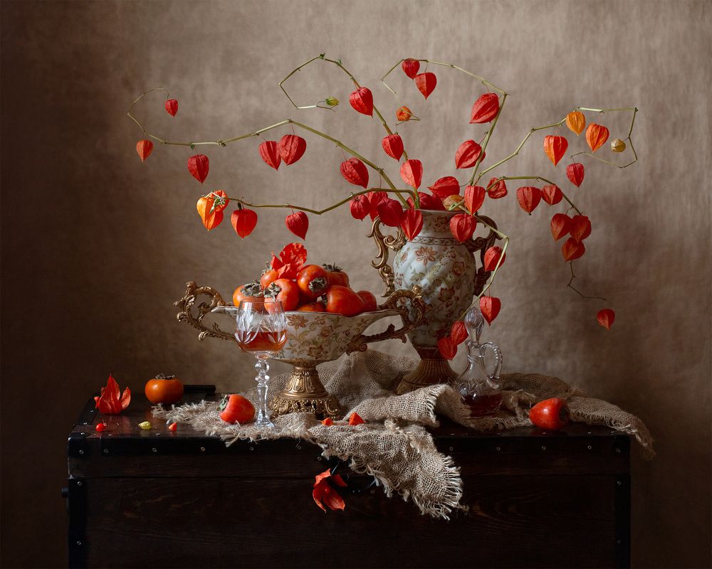 Хурма и физалис...