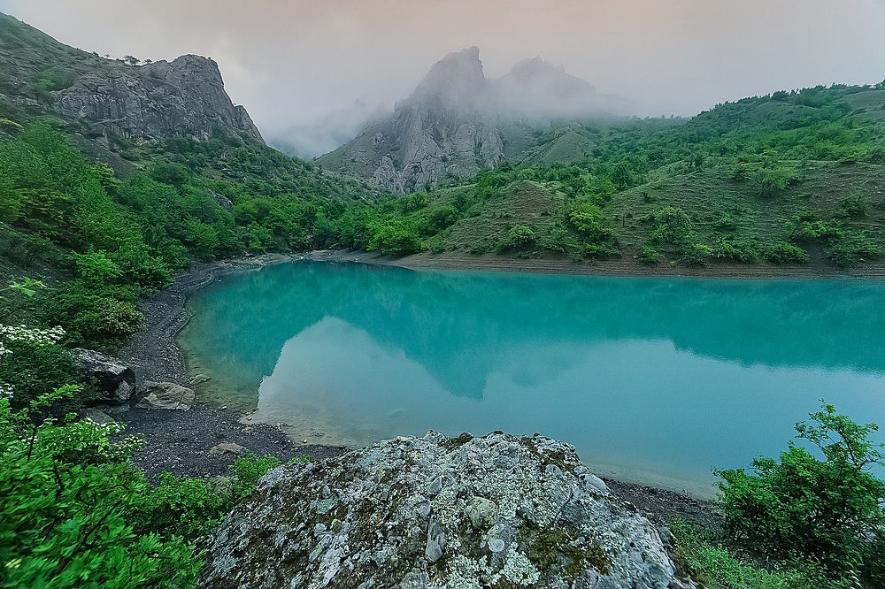 Горное озеро Панагия
