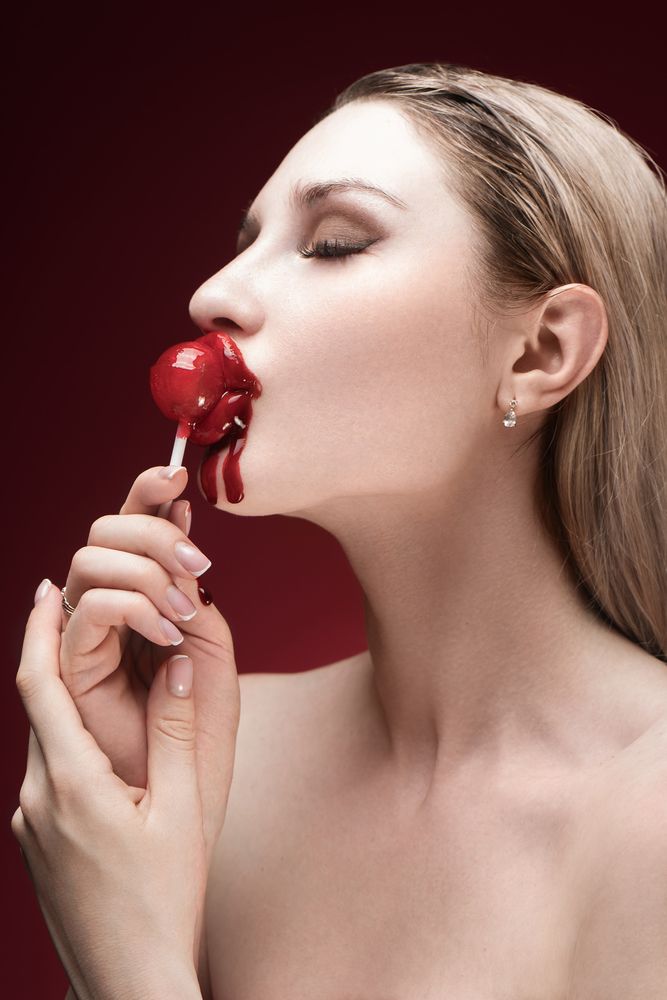 Real vampires sucking blood.