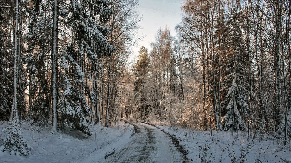 В солнечную погоду