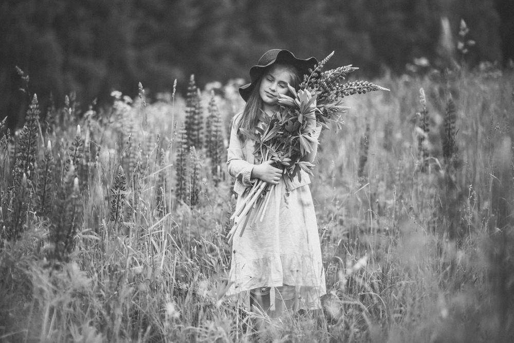 In the field of flowers