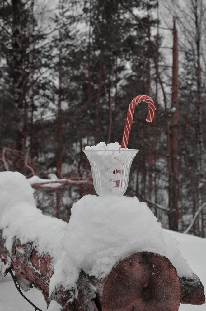 Новогодний сладкий поцелуй