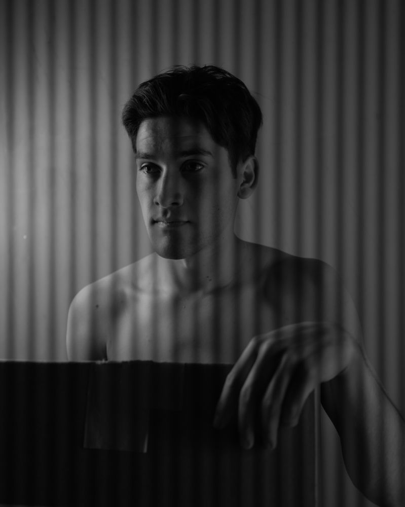 subject held between the lines