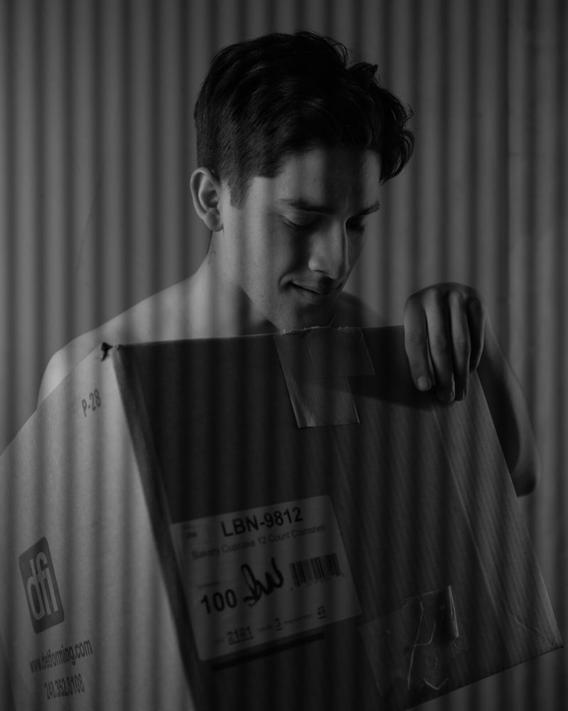 subject held between the lines