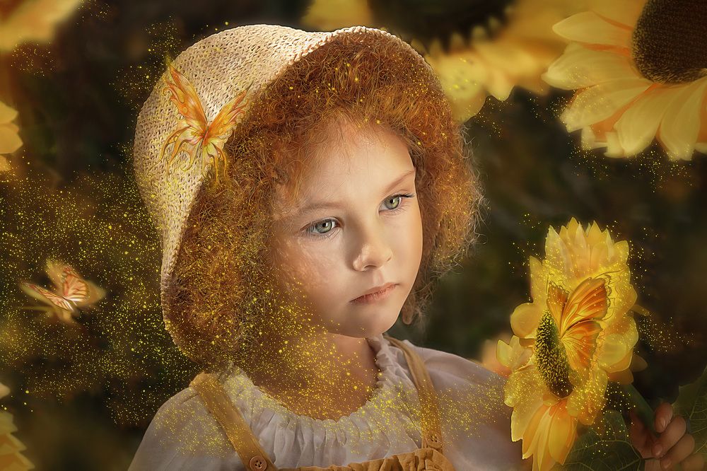 Волшебные подсолнухи.