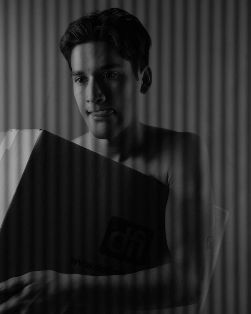 subject held between the lines