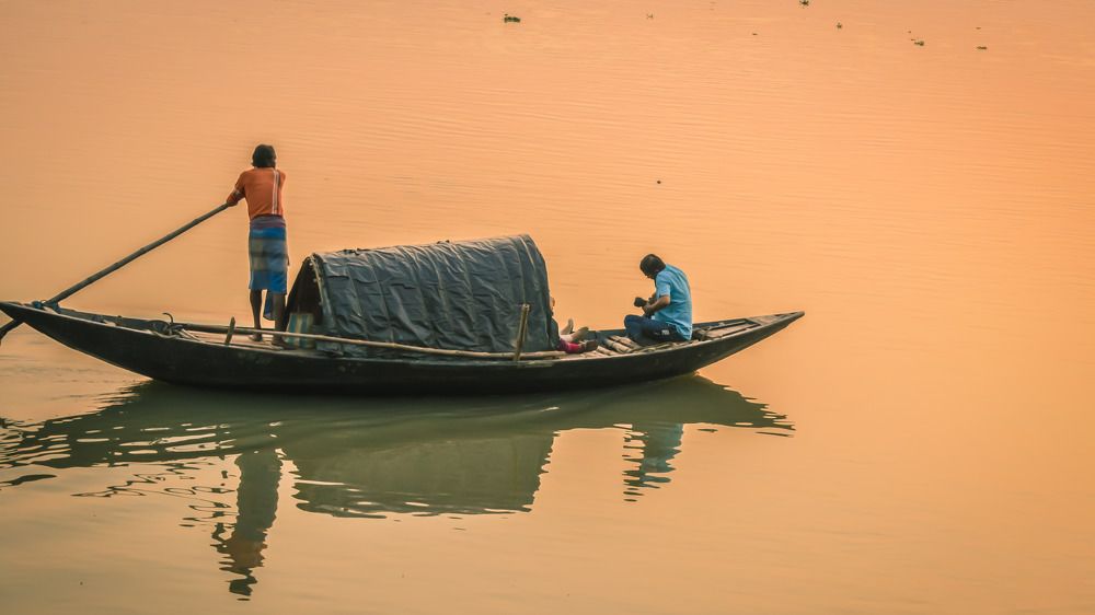 A routine  journey  in d dusk.