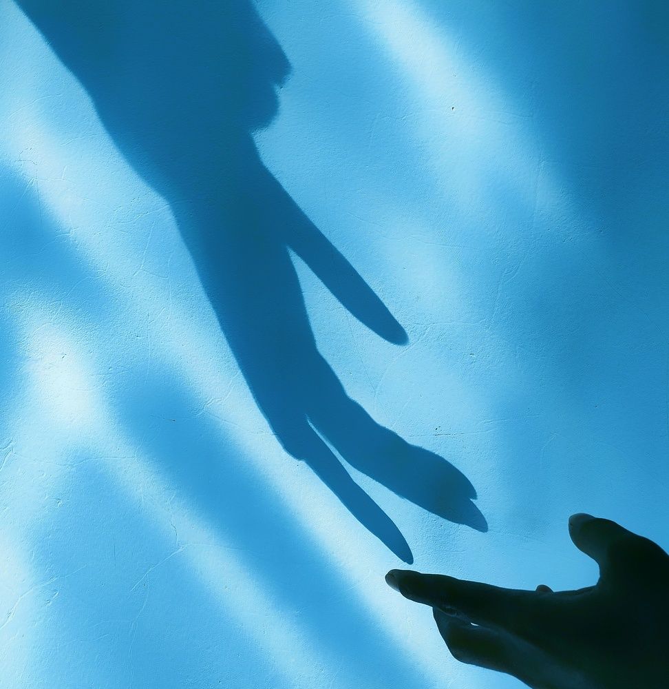 My hand and its shadow