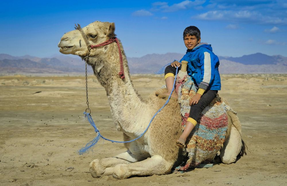 Мальчик-бедуин из Синайской пустыни