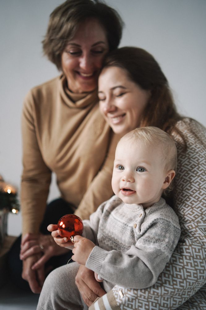 3 Generations together for Christmas