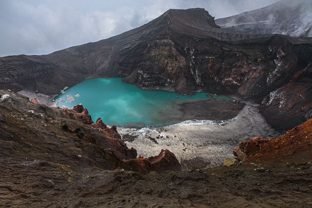 Вулкан Горелый, Камчатка